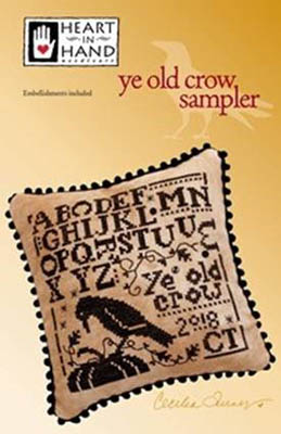 Ye Old Crow Sampler (w/embellishments) - Click Image to Close